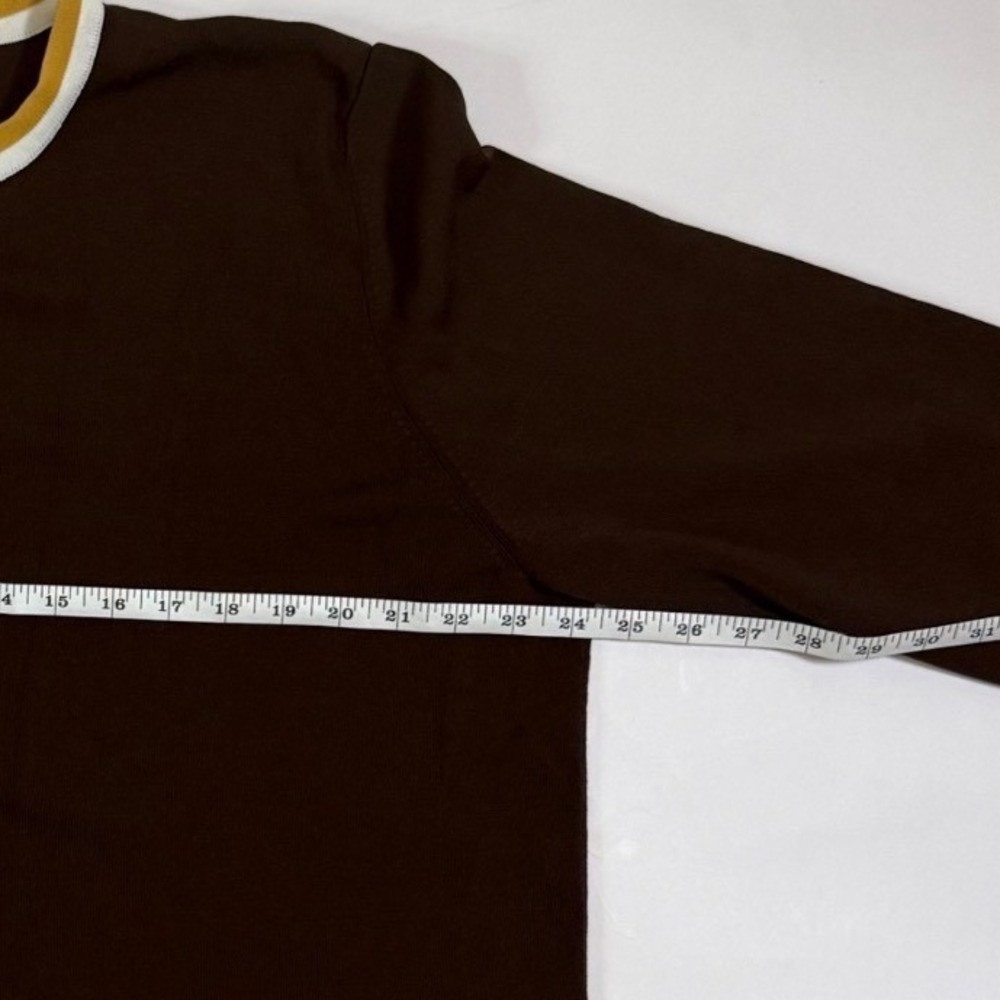 Dressbarn Woman Brown Yellow Striped Zip Front Cardigan Sweater‎ Plus Size 22/24 - Picture 7 of 12